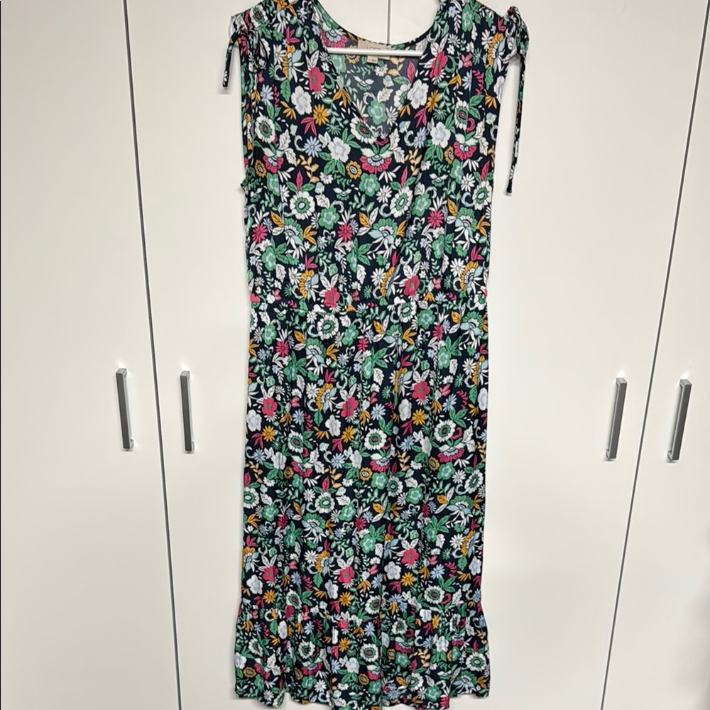 LOFT Outlet Floral Midi Dress